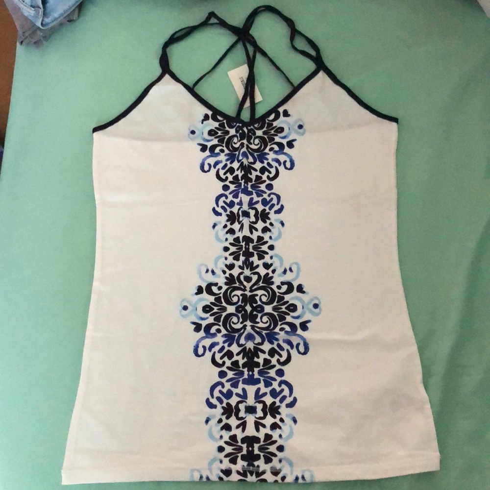 White pattern Cami